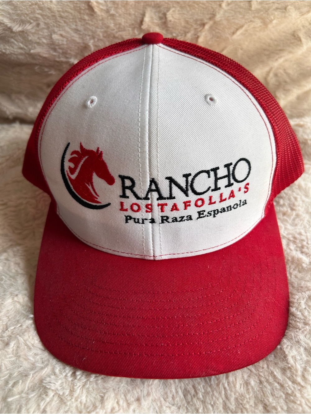 Red & White Trucker Hat